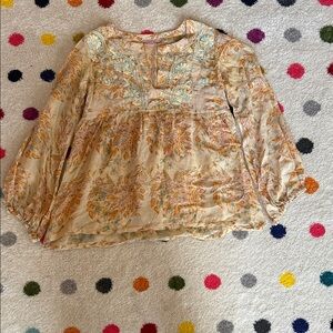 Calypso St. Barth Multicolor Embroidered Blouse